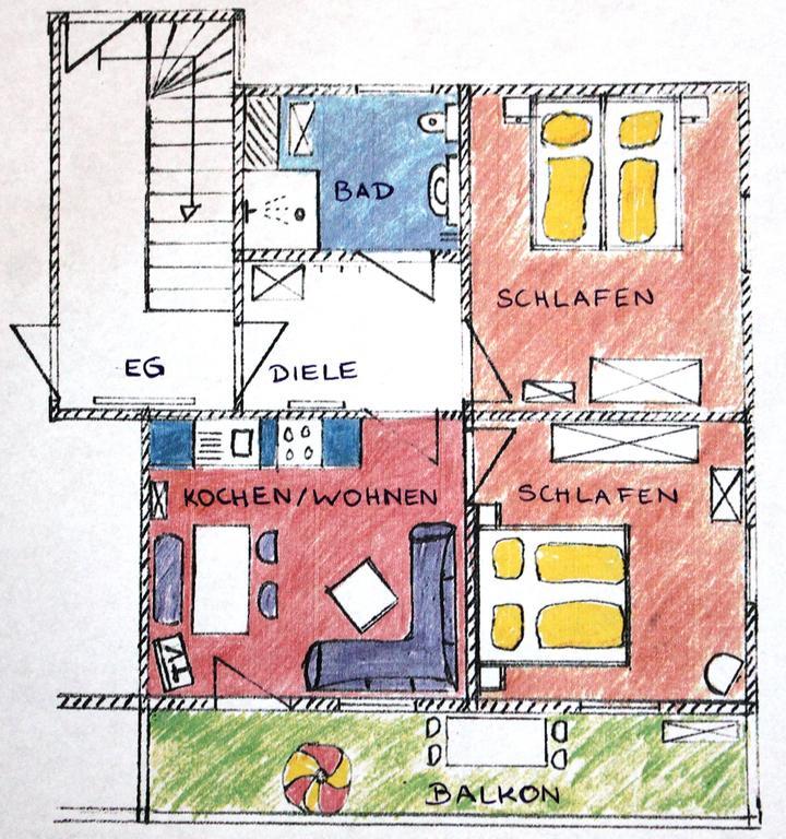 Apartment mit 2 Schlafzimmern